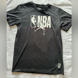 Boys size XL (18-20), NBA t-shirt. Black, used condition.